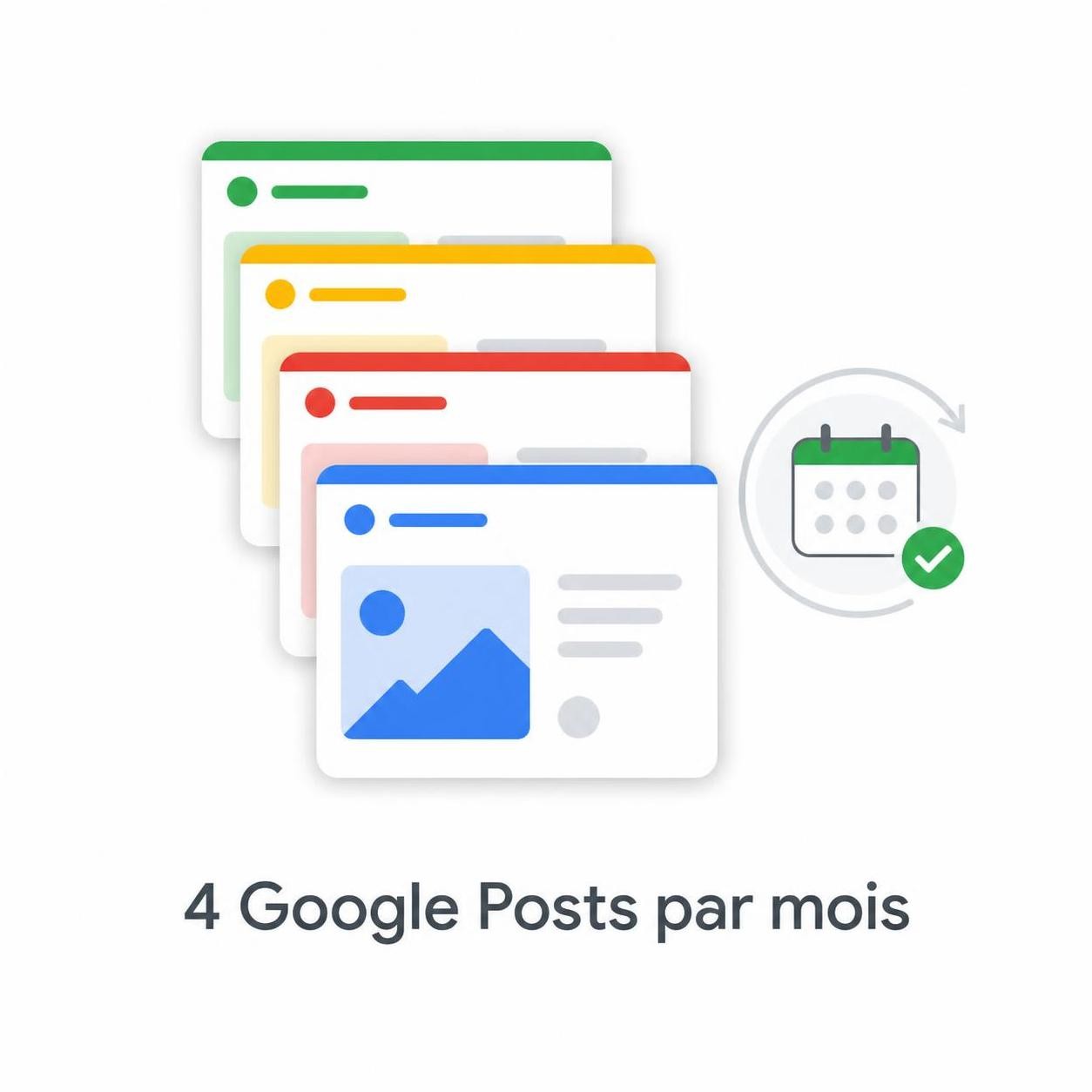 4 Google Posts optimisés